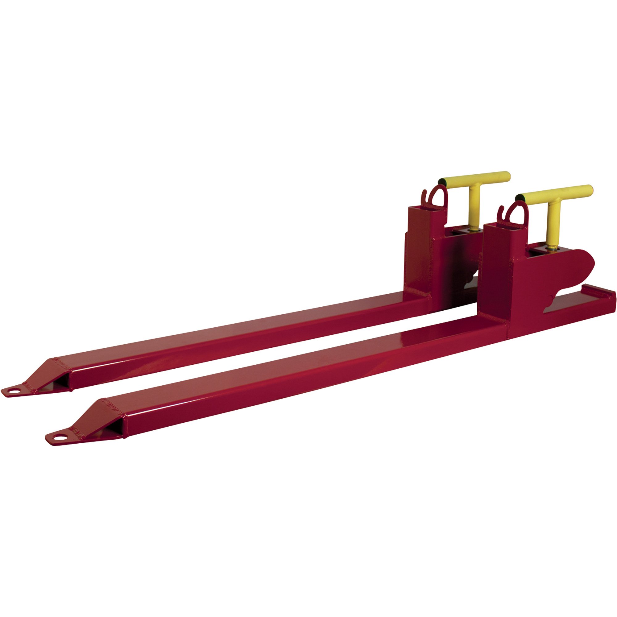 Load Quip Aluminum Bucket Forks 2600 Lb Capacity Red Model